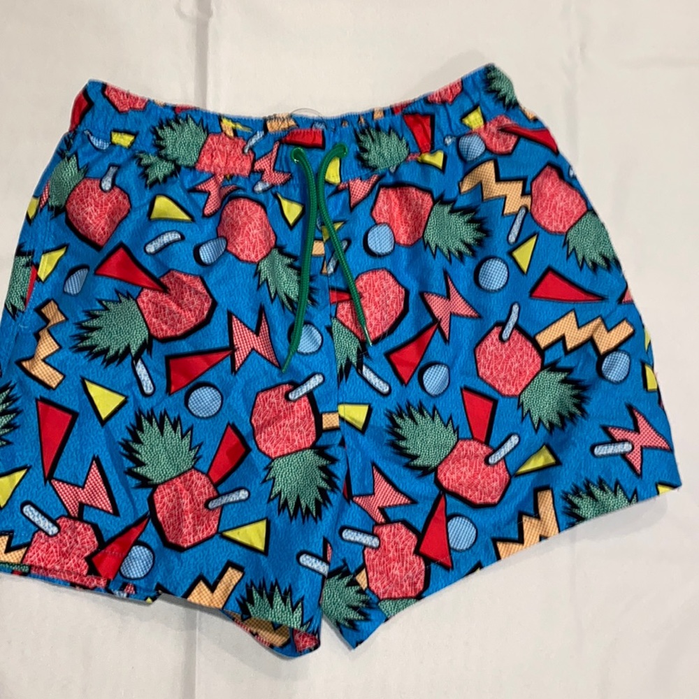 ASOS Patterned Swim Trunks XS Men